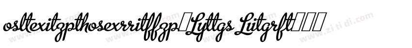 SweiB2SerifCJKtc Lig字体转换